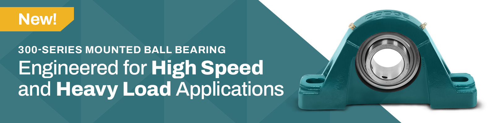 300-Series mounted ball bearing