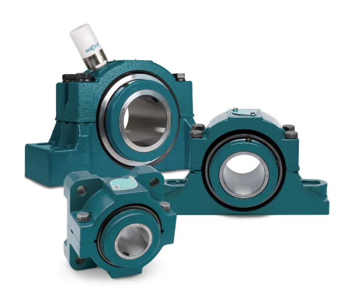 Dodge Type EXL mounted tapered roller bearings